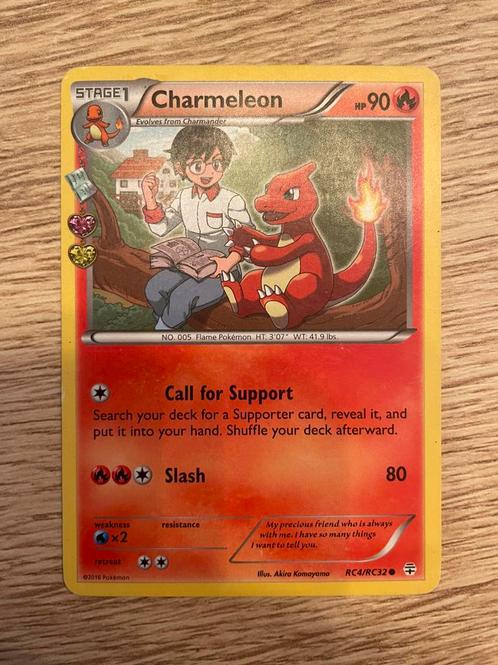 Charmeleon RC4/RC32, Hobby en Vrije tijd, Verzamelkaartspellen | Pokémon, Zo goed als nieuw, Foil, Ophalen of Verzenden