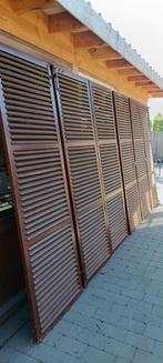 6 grote houten luiken. Hoog 226,5cm breed 77,5cm., Doe-het-zelf en Verbouw, Rolluiken, Ophalen, Gebruikt, 200 cm of meer, 150 tot 200 cm