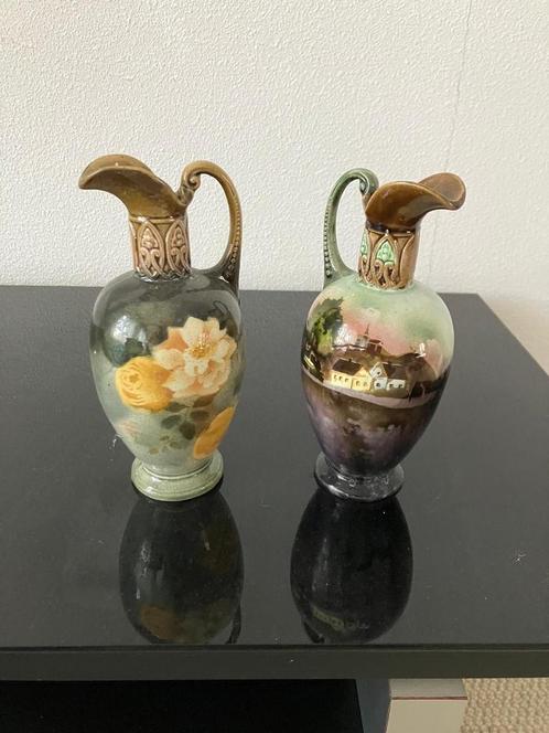 Antieke Vaasjes - Set van Twee, Antiek en Kunst, Antiek | Vazen, Ophalen of Verzenden