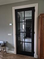 Binnendeur zwart, Ophalen, Gebruikt, 80 tot 100 cm, 215 cm of meer