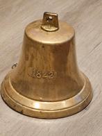 Antieke bronzen scheepsbel 1842, Antiek en Kunst, Ophalen of Verzenden, Koper