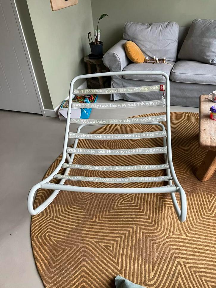 Fatboy Rock 'n Roll Schommel Frame, Huis en Inrichting, Fauteuils, Gebruikt, Metaal, 125 cm of meer, 100 tot 125 cm, Ophalen