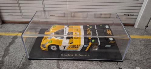 1.43 porsche 956 #7 winner le mans 1984K.ludwig-H.pascaralo, Hobby en Vrije tijd, Modelauto's | 1:43, Zo goed als nieuw, Auto