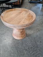 Bijzettafel van mangohout 50 cm in diameter, Huis en Inrichting, Tafels | Bijzettafels, Minder dan 55 cm, ., Rond, .