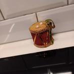 Vintage jaren 60 drum Kersthanger, Sieraden, Tassen en Uiterlijk, Ringen, Ophalen of Verzenden, Zilver, Dame