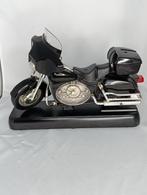Harley Davidson Wekker - Motor Geluid & Licht!, Ophalen of Verzenden, Gebruikt, Analoog, Wekker of Tafelklok