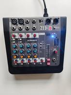 Allen & Heath ZEDi-8 mixer met usb, Ophalen of Verzenden, Gebruikt, 5 tot 10 kanalen, Microfooningang