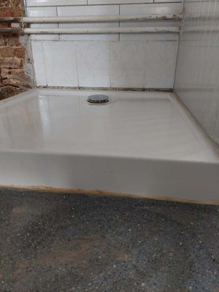 Douchebak, Doe-het-zelf en Verbouw, Sanitair, Zo goed als nieuw, Douche, Chroom, Ophalen