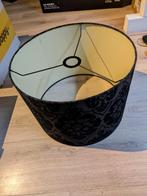 Lampekap, Ophalen, 25 tot 50 cm, Zwart, Rond