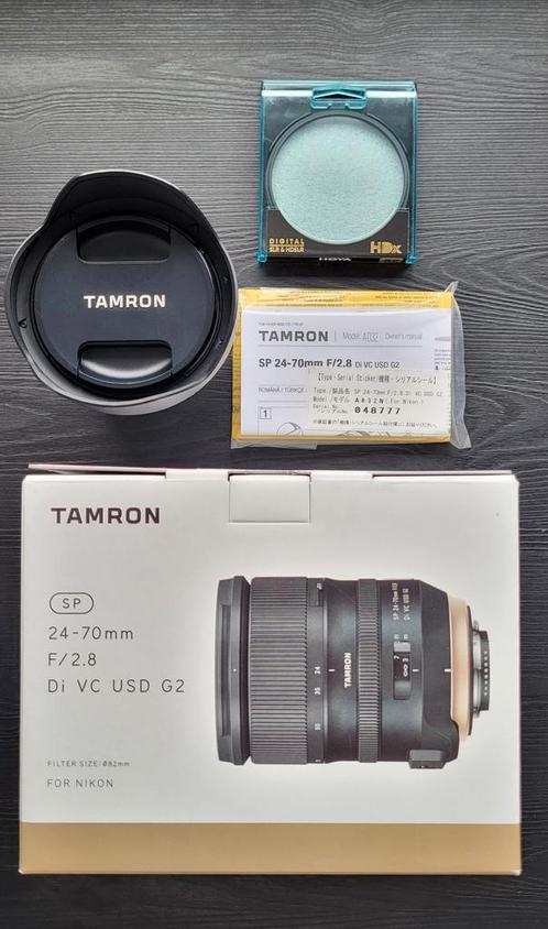 Tamron SP 24-70mm F/2.8 inclusief protector, Audio, Tv en Foto, Fotografie | Lenzen en Objectieven, Zo goed als nieuw, Ophalen