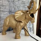 Gouden olifanten lamp!, Huis en Inrichting, Lampen | Tafellampen, Minder dan 50 cm, Nieuw, Overige materialen, Modern,  industrieel