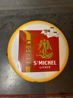 Emaille Reclamebord St. Michel Lichte, Verzamelen, Ophalen of Verzenden, Gebruikt, Reclamebord
