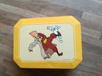 Blik Kuifje koekjes trommel Tintin, Verzamelen, Gebruikt, Ophalen of Verzenden
