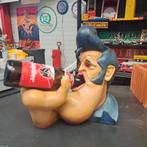 Beeld dronken Elvis bierfles Jupiler, Verzamelen, Beelden en Beeldjes, Ophalen, Gebruikt, Mens