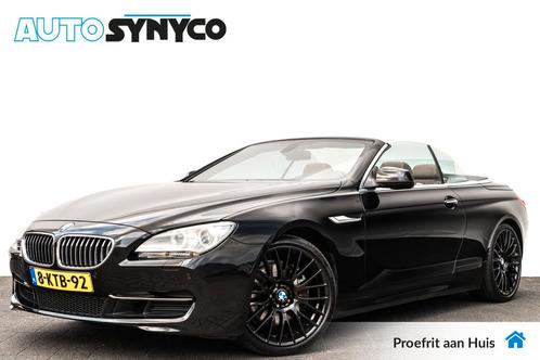 BMW 6 Serie Cabrio 640i 320 Pk High Executive I Amaretto Bru, Auto's, BMW, Bedrijf, Te koop, 6-Serie, ABS, Airbags, Airconditioning