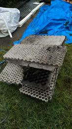 Grindplaten honingraad gebruikt+10m2, Ophalen of Verzenden, Gebruikt, Split