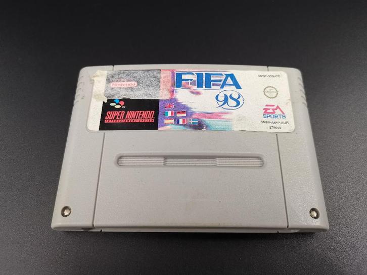 SNES Fifa 98, Spelcomputers en Games, Games | Nintendo Super NES, Zo goed als nieuw, Sport, 1 speler, Vanaf 3 jaar, Ophalen of Verzenden