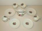 Wedgwood Moss Rose: 4x kop/schotel koffie & thee, Huis en Inrichting, Keuken | Servies, Gebruikt, Ophalen of Verzenden, Wedgwood