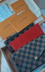 Louis Vuitton Portemonnee - Damier Ebene, Ophalen of Verzenden, Zo goed als nieuw, Bruin