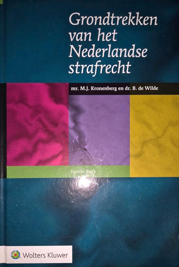 Grondtrekken van het Nederlandse strafrecht, Boeken, Studieboeken en Cursussen, Gelezen, HBO, Ophalen of Verzenden