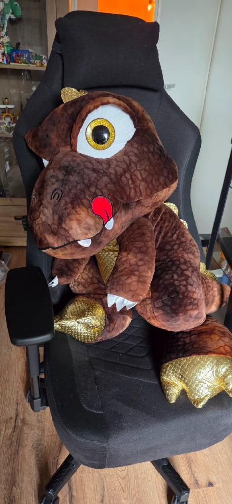 XXL Dino knuffel, Kinderen en Baby's, Speelgoed | Knuffels en Pluche, Nieuw, Overige typen, Ophalen