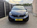 Honda Jazz 1.5 e:HEV Elegance dealer onderhouden (bj 2020), Auto's, Honda, 65 €/maand, 28 km/l, Blauw, Leder en Stof