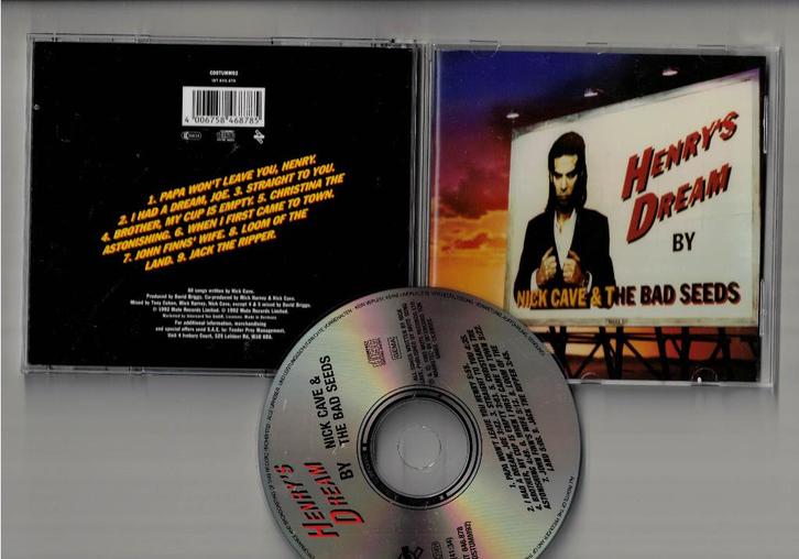 NICK CAVE & THE BAD SEEDS CD Henry's Dream, Cd's en Dvd's, Cd's | Rock, Zo goed als nieuw, Poprock, Ophalen of Verzenden