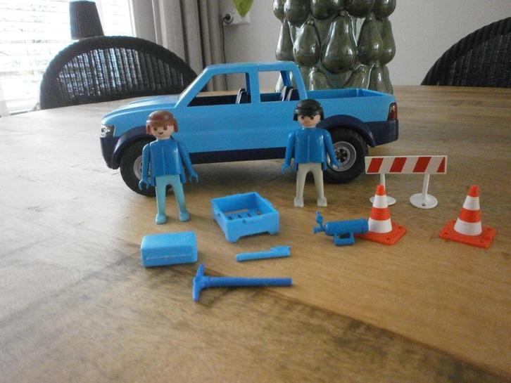Playmobil/Playmobil family fun/Playmobil pick-up truck, Kinderen en Baby's, Speelgoed | Playmobil, Zo goed als nieuw, Complete set