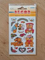 Nieuw stickers vintage retro glitter bruiloft trouwen beren, Ophalen of Verzenden, Zo goed als nieuw, Meerdere stickers