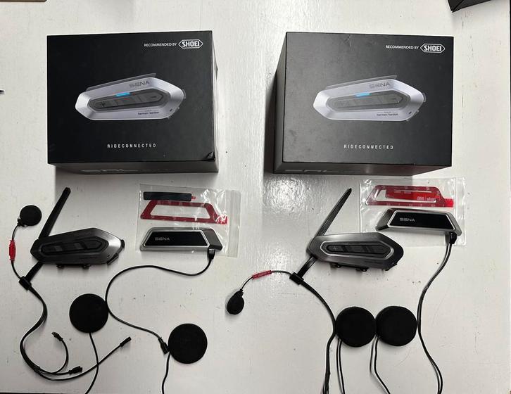 Sena SRl-ext communicatieset Shoei, nog maar 1 set over, Motoren, Onderdelen | Merk-onafhankelijk, Gebruikt, Ophalen of Verzenden