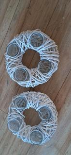 Krans met glas, Ophalen, Zo goed als nieuw