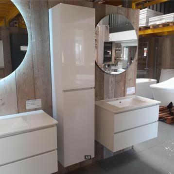 KORTING! Kolomkast, Glans wit, 170cm, Soft close, Kode 170 beschikbaar voor biedingen