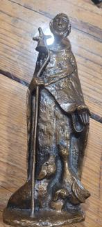 Bronzen beeld sint cristoffel, Ophalen of Verzenden, Gebruikt, Mens