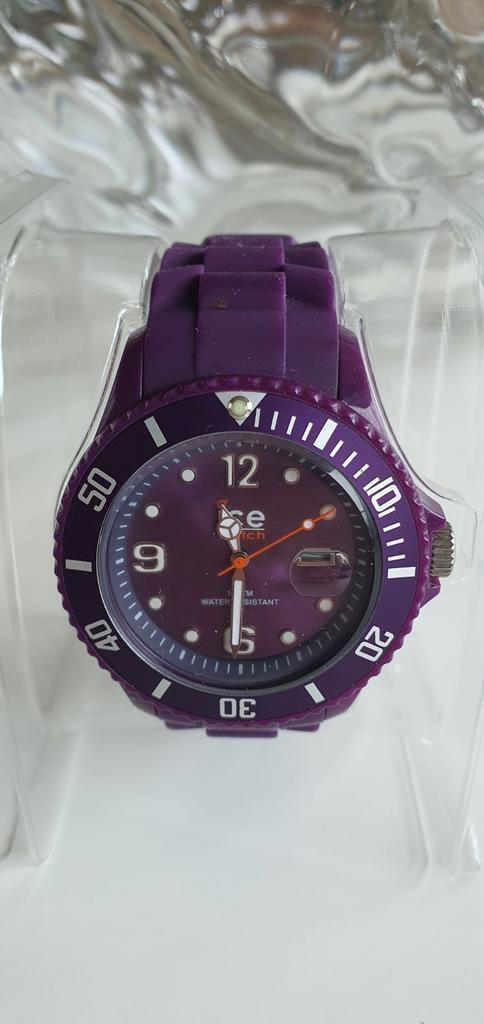 Paarse Ice Watch Forever big, Sieraden, Tassen en Uiterlijk, Horloges | Dames, Gebruikt, Polshorloge, Overige merken, Kunststof