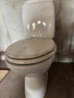 Nette gebruikte duo blok wc van Sphinx inclusief wc-bril, Doe-het-zelf en Verbouw, Sanitair, Ophalen, Gebruikt, Steen, Toilet