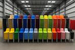 Grote voorraden kuipstoelen Helene kantinestoel stapelstoel, Everardo, Marconiweg 10 Zeewolde, Nieuw, Info@everardo.nl