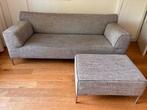Design on stock bloqbank bank te koop met poef, Ophalen of Verzenden, Zo goed als nieuw, 75 tot 100 cm, Stof