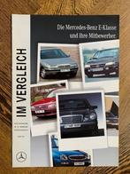 Product-vergelijking Mercedes-Benz E-klasse W210 vs... 1996, Boeken, Auto's | Folders en Tijdschriften, Zo goed als nieuw, Mercedes-Benz