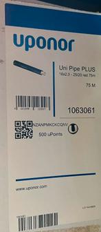 Uponor Uni Pipe Plus 16x2 Blauw / Rood met Mantel 75 Meter!, Doe-het-zelf en Verbouw, Buizen en Afvoer, Ophalen, Overige materialen