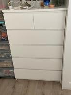 Malm Ikea kast, Ophalen, 5 laden of meer, 100 tot 150 cm, Scandinavisch
