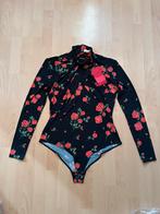 Magda Butrym overslagbody zwart met rode rozen, Kleding | Dames, Zwart, Maat 42/44 (L), Nieuw, Ophalen of Verzenden
