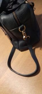 Claudio Ferrici Blauw Leren Tas, Ophalen of Verzenden, Gebruikt, Blauw, Handtas