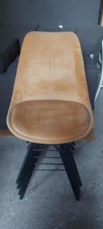 Eetkamerstoelen + eetkamertafel, Huis en Inrichting, Ophalen, Overige kleuren, Zo goed als nieuw, Metaal