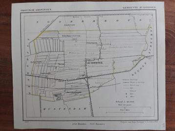 57 / Zuidbroek Tussenploegen Litho uit 1867 van J. Kuyper beschikbaar voor biedingen