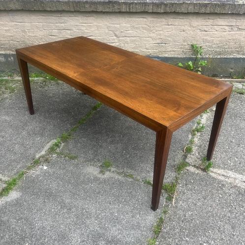 TOTALE LEEGVERKOOP Deens palissander Severin Hansen Haslev, Huis en Inrichting, Tafels | Salontafels, Gebruikt, Minder dan 50 cm