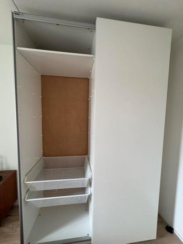 Ikea PAX HASVIK schuifdeuren wit kast - afbeelding 5