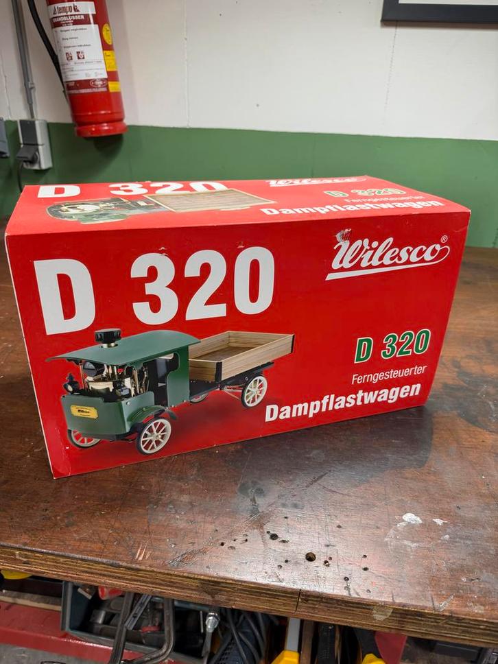 Wilesco stoommachine D320 Stoom-vrachtwagen - Nieuw in doos!, Hobby en Vrije tijd, Modelbouw | Auto's en Voertuigen, Nieuw, Truck