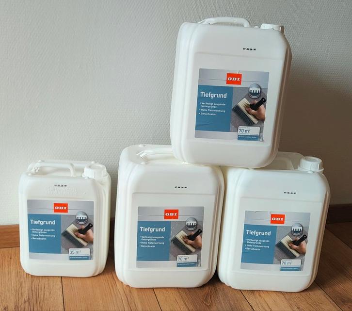 Obi Voorstrijk - 245m² totaal, Doe-het-zelf en Verbouw, Verf, Beits en Lak, Wit, Ophalen