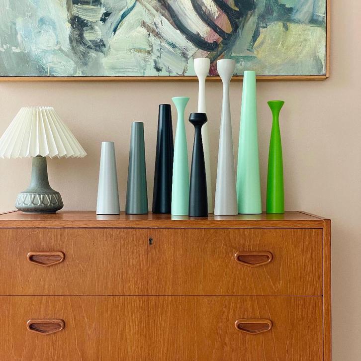 diverse Deens design KANDELAREN teak vintage Scandinavisch, Huis en Inrichting, Woonaccessoires | Kandelaars en Kaarsen, Gebruikt