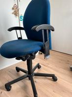 Blauwe bureaustoel, Ophalen, Gebruikt, Blauw, Bureaustoel